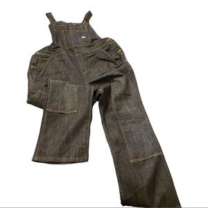 *Brand New* Dark Rinse Denim Overalls